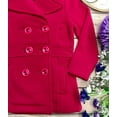 thumbnail image 3 of unik Girl Fleece Coat with Buttons, Fuchsia Size 3, 3 of 3
