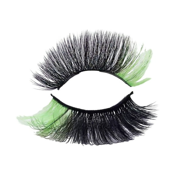 vnanda Party False Eyelashes Enhance Look with Colorful Fluffy Fake Eyelashes Perfect for Parties Weddings More Natural Looking False Eyelashes