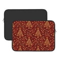thumbnail image 2 of Pofeuu Christmas Tree On A Red Background Print Laptop Carrying Case,13-15-Inch Laptop and Tablet, Sleek Design, Durable and Water-Repellent Fabric, Business Casual or School-13 inch, 2 of 8