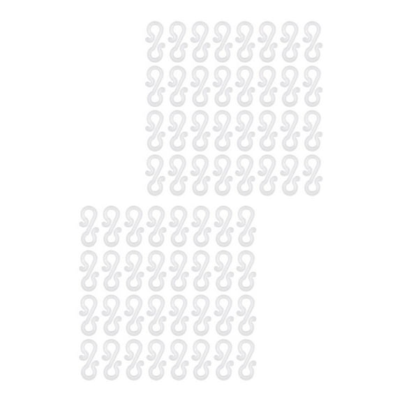 Soimiss Plastic ng Light Hooks S-Type 100Pcs