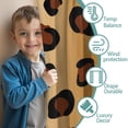 thumbnail image 3 of Blackout Kids Curtains,Gold and Brown Of Leopard Print Childrens Insulated Curtains Set Of 2,Bedroom Essentials,Toddler Room Decor 42"x54", 3 of 5