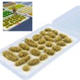 thumbnail image 3 of pitrice 25x Simulation Cluster Green Grass for Train Scenery Decor Accessory Summer Green 6mm 1Set, 3 of 6