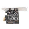 thumbnail image 2 of Tarjeta de expansión PCIE de doble puerto PS2, interfaz de alimentación SATA, Plug and Play, tarjeta de expansión de puerto de ratón y teclado PS2, 2 of 14