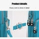 thumbnail image 4 of Bolso cruzado de nailon en azul cielo, mochila multipropósito con correa y bolsa de pecho, 4 of 6