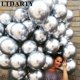 thumbnail image 4 of 10 globos de látex metálicos de 12 pulgadas de color dorado y plateado, globos de metal perlado, globos de colores dorados, suministros para fiestas de cumpleaños y bodas, 4 of 5
