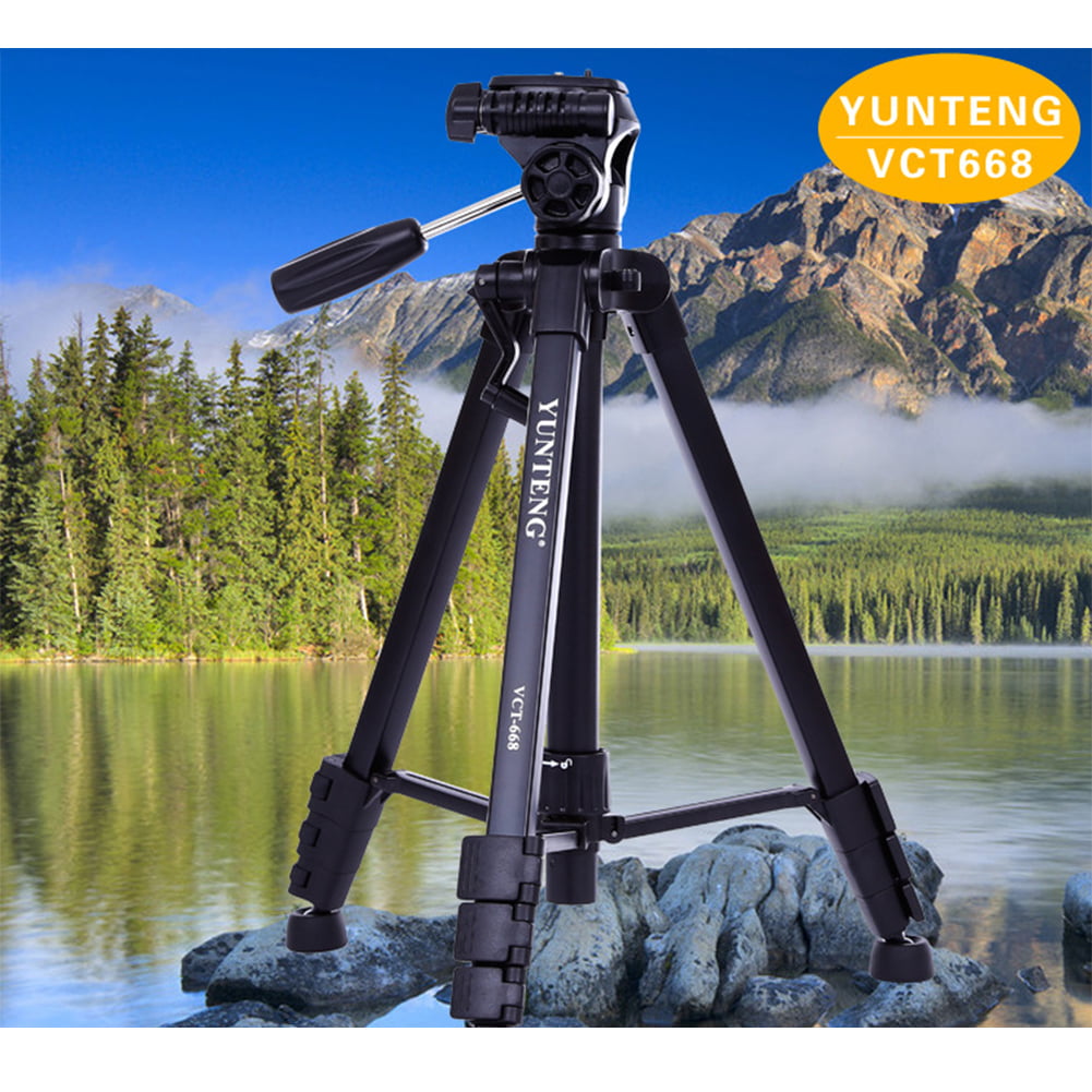 RONSHIN VCT-668 Camera Tripod Portable Travel Adjustable Lightweight Tripod for Canon Nikon Sony Olympus DV DSLR SLR