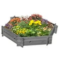 thumbnail image 1 of Outsunny Screwless Raised Garden Bed Hexagon Planter Box for Vegetables, 1 of 10