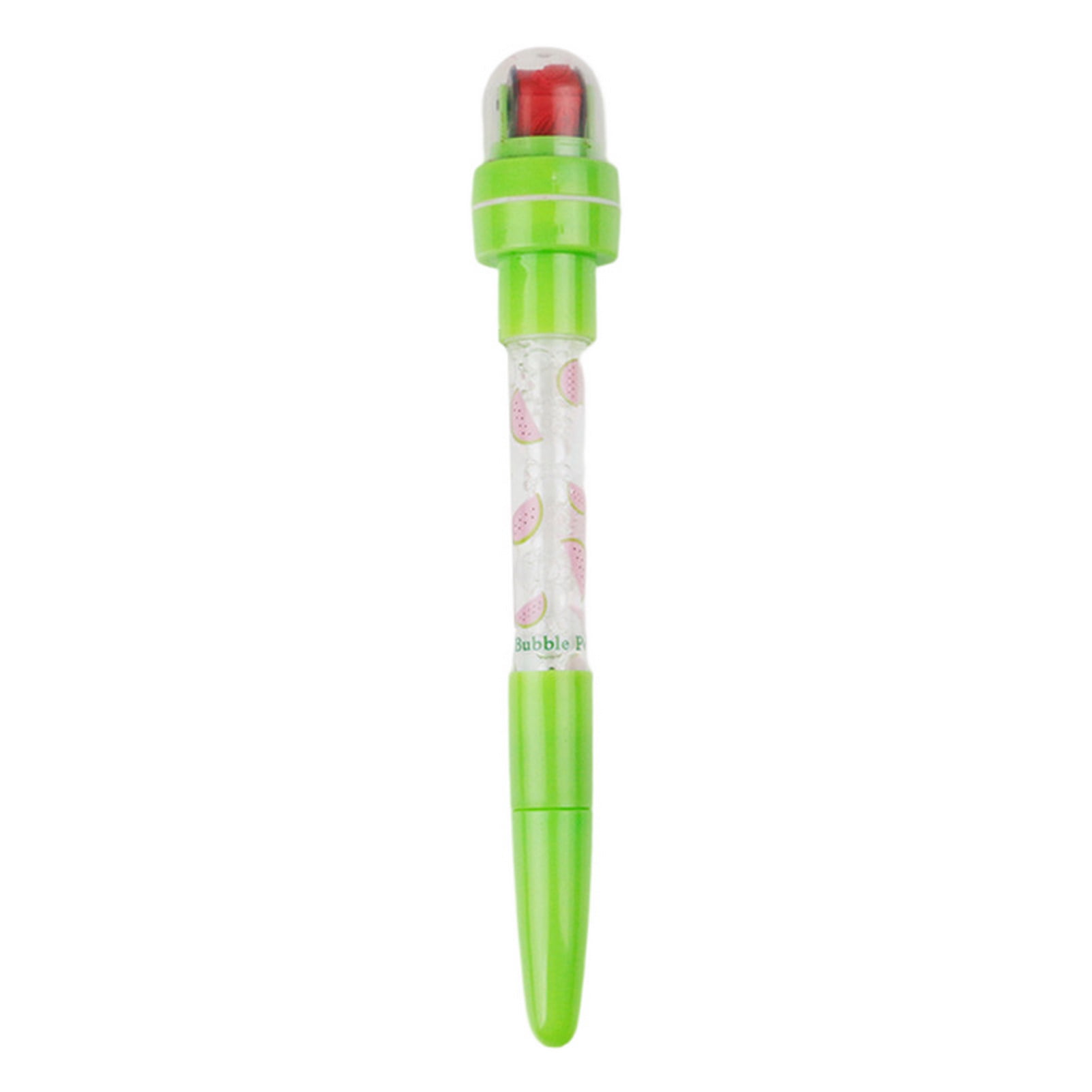 VEAREAR Gel Pen 4 in 1 Multi-functional Bubble Maker Roller Stamper  Stationery Cartoon Fruit Pattern Plastic Writing Pen School Supplies 