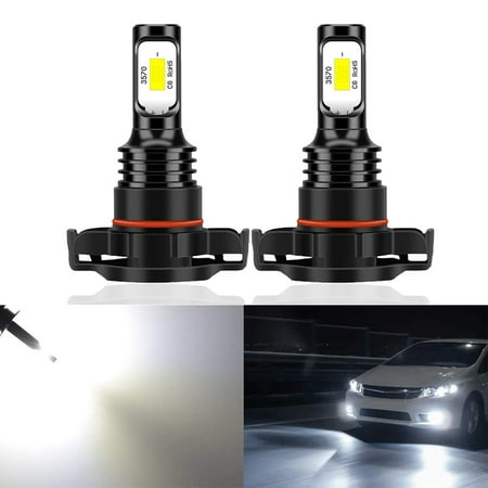 For 2016-2018 Mini Cooper Clubman LED Fog Light Bulbs 5202 H16 LED Bulbs 50W 6000K 2pcs