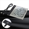 thumbnail image 1 of Peahefy LED Tracing Light Box Board A5 Art Drawing Copy Pad Table+USB Cable,LED Tracing Light Box,A5 Drawing Copy Pad, 1 of 8
