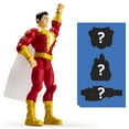 thumbnail image 3 of DC Comics 4-Inch Shazam! Action Figure with 3 Mystery Accessories, Adventure 2, 3 of 7