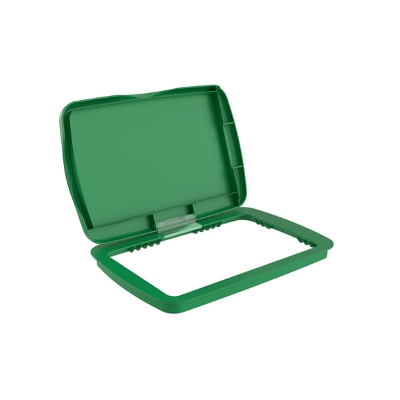 Rev-A-Shelf 32 qt. Trash Can Replacement Lid, Green (Lid Only), RV-32-LID-G-1-40