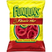 Funyuns Flamin' Hot Onion Flavored Rings, 6 oz Bag