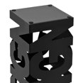 thumbnail image 3 of vidaXL Umbrella Stand Design Steel Black, 3 of 4