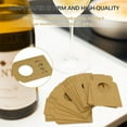 thumbnail image 6 of NOGIS Kraft Paper Wine Bottle Tags (300 Pcs) - Durable Blank Wine Bottle Neck Tags, 2.2x3.5 Inches - Multiuse Brown Kraft Paper Tags - Disposable Wine Vintage Tags, 6 of 7