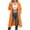 Orange, variant on UngA Long Hoodies for Women Long Sleeve Oversized Sweatshirts Casual Lightweight Fleece Jackets With Pockets Women's Zip Up Hoodie (Blue,3XL)