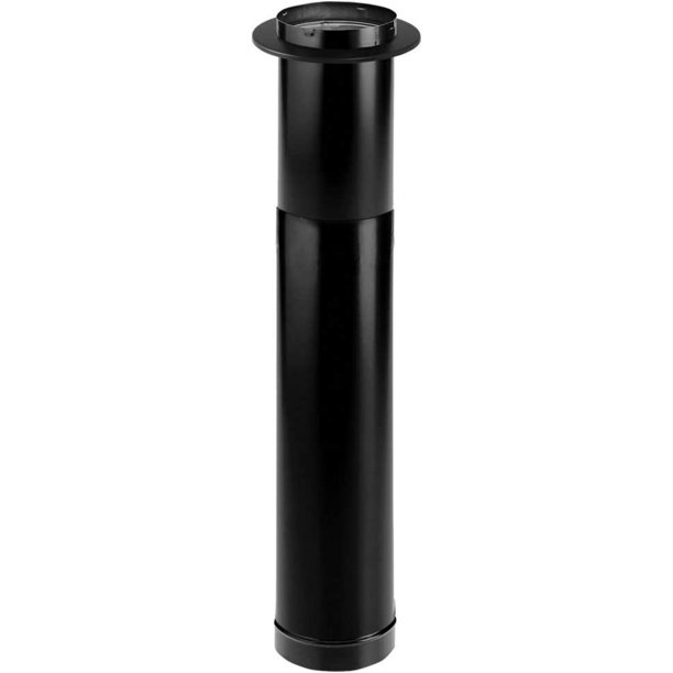 6'' Telescoping Black Stove Pipe Length 1647, Use for a twopiece