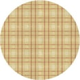 thumbnail image 1 of Ahgly Company Machine Washable Indoor Round Transitional Bronze Brown Area Rugs, 8' Round, 1 of 7