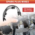 thumbnail image 3 of Cables de bobina de bujía de automóvil Unique Bargains para Jeep Wrangler JL 2007-2011 V6 3.8L No.68017712AA - Paquete de 6, 3 of 6