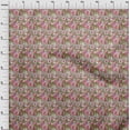 thumbnail image 4 of oneOone Rayon Olive Green Fabric Florals Sewing Craft Projects Fabric Prints By Yard 56 Inch Wide, 4 of 4