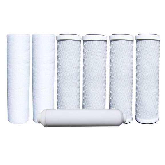 Watts 7-PK RO Filters Premier (500024 Compatible) 1 year 5 Stage Reverse Osmosis Replacements