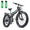 Green 40Ah(2*20Ah), variant on Folding Dirt Bike for Adult 1500W E-Mountain Bicycle 48V 20Ah UL2849 Removable Battery 26'' Fat Tire up to 30MPH Long Range Off Road Beach Snow Dual Hydraulic&Brakes E-Motorized Cycling