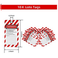 thumbnail image 4 of 20 Red Lockout Tagout Locks with 20 Lock Out Tag Out Tags, Keyed Different,Compliant Locks(Red,Keyed Different), 4 of 8