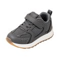thumbnail image 2 of pwidon Toddler Velcro Sneakers Breathable Non Slip Gum Sole Casual Walking School Shoes for Boys Girls Gray 25, 2 of 6