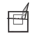 thumbnail image 4 of Numark Powder Coated Steel Montgomery Park Bench for Outdoor Garden Furniture, 4 of 5