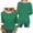 Green womens fall tops a1, variant on thefmos Women's Fall Winter Round Neck 3/4 Sleeve Solid Basic Casual Pullover Tops Tshirt Comfy Loose Fit Blouses for Women Cute Trendy Everyday Wear Business Work Clothes, Black M