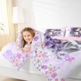 thumbnail image 3 of Manfei Romantic Floral Lady Twin Comforter Sets,Gray Wolf Bedding Set,Pink Reversible,2 Pieces,1 Comforter and 1 Pillowcase, 3 of 7