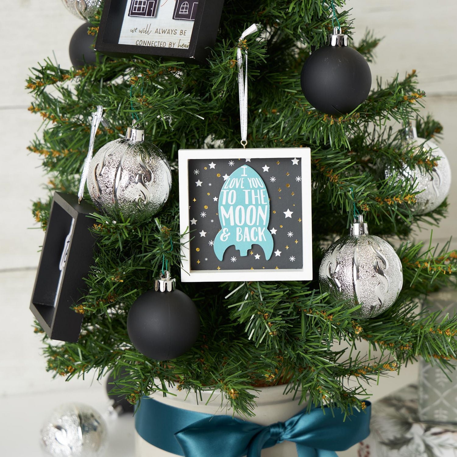 Holiday Time Love You To The Moon Ornament, 3.5"L x 0.75"W x 3.5"H