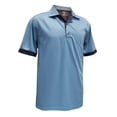 thumbnail image 1 of Monterey Club Men's Victory Pro Contrast Golf Polo Shirt #1363, 1 of 2