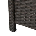 thumbnail image 3 of Noble House Puerta 5 Piece Outdoor Wicker Dining Set in Dark Brown, 3 of 40