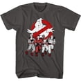 thumbnail image 1 of The Real Ghostbusters G'Busters And Logo Smoke Adult T-Shirt, 1 of 2