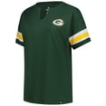 thumbnail image 2 of Women's Fanatics Green Green Bay Packers Plus Size Redzone Notch Neck T-Shirt, 2 of 3