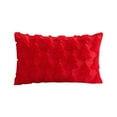 thumbnail image 2 of Gnwei Christmas Tree Throw Pillows for Couch 12x20 Inch Soft Plush Corduroy Square Pillow for Sofa Xmas Decorative Pillows for Living Room Bedroom Throw Pillows 1Pack Red, 2 of 4