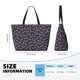 thumbnail image 4 of Disketp Bat Purple Bolsa de Playa de Gran Capacidad, Bolso Impermeable y a Prueba de Arena para Mujer, Ideal para Playa, Piscina y Natación, 4 of 7