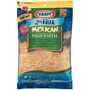 Kraft Natural Cheese: Mexican Four Cheese 2% Milk Finely Shredded Shredded Cheese, 8 Oz.