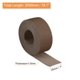 thumbnail image 2 of Leather Straps for Crafts, 1 Pack 1" Wide Leather Strips(Light Coffee), 2 of 6