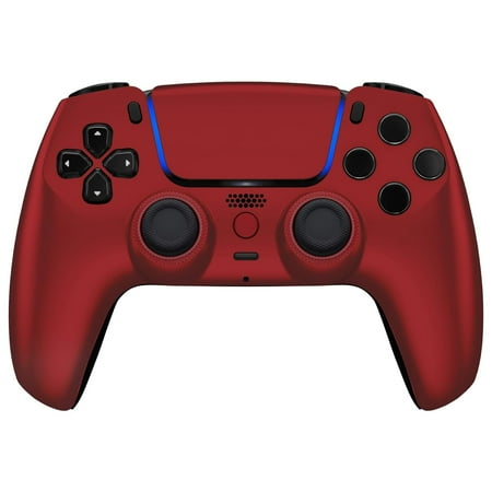 Soft Red MODDEDZONE M Series Custom controller for PS5 - Wireless, OEM-Quality Custom Designs for Playstation 5 Controller- Diverse & Unique Styles for Enhanced Gaming