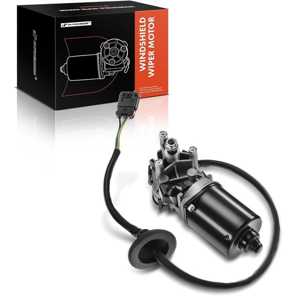 A-Premium Front Windshield Wiper Motor Compatible with Chevy Colorado 2004-2012 Pickup & GMC Canyon 2004-2012 & Isuzu i-280 2006, i-350 2006 Crew Cab Pickup, i-290 2007-2008, i-370 2007-2008, 4-Pin