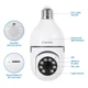 thumbnail image 2 of Cámara De Seguridad Foco Wifi Espía Giratoria 360 Kit 18pzs Color Blanca, 2 of 8