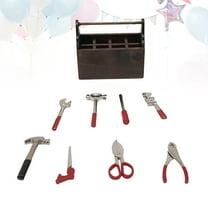 WHAMVOX  Tool Boxes Micro Toolbox Mini Doll House Props Miniature Model Decoration