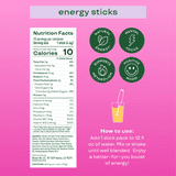 Bloom Nutrition Energy Powder Drink Mix Raspberry Lemon 10 Pack ...