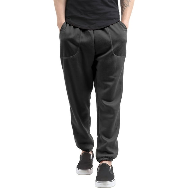 sweatpants with pockets and elastic ankles