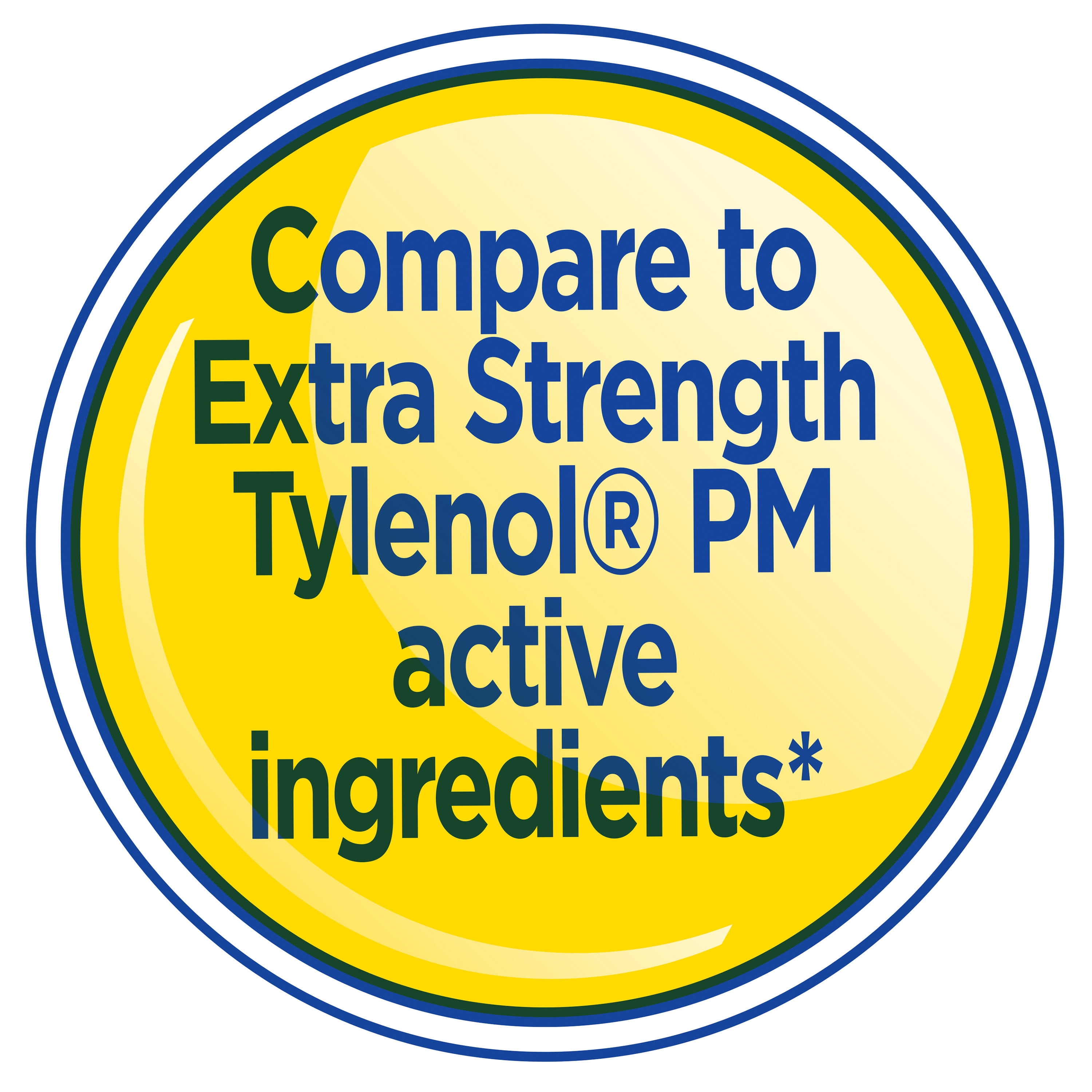 Equate Extra Strength Acetaminophen PM Caplets, Pain Reliever and Nighttime Sleep Aid, 24 Count