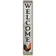 thumbnail image 2 of My Word! Welcome Rooster 8 In. x 46.5 In. Porch Board 61782, 2 of 7
