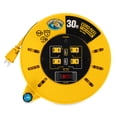 thumbnail image 4 of Camco Power Grip 30-Foot Extension Cord Reel with USB Charging Ports | Provides an Extended Length to Power Your Equipment and Devices | Features Multiple Built-in Power Outlets (55290), 4 of 4