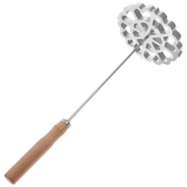 Molde para buñuelos con asa, Rosette Maker sueco Timbale Rosettes Molde para galletas Molde para gofres de aluminio